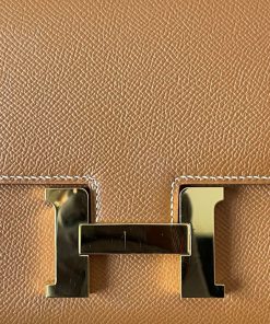 Alternative view of Hermes Constance 18 Gold Epsom